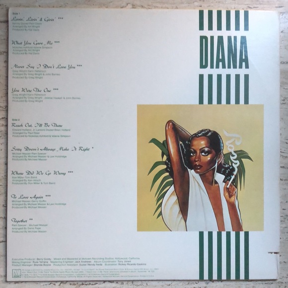 Diana Ross Ross Vinyl Lp '78 - Picture 3 of 8